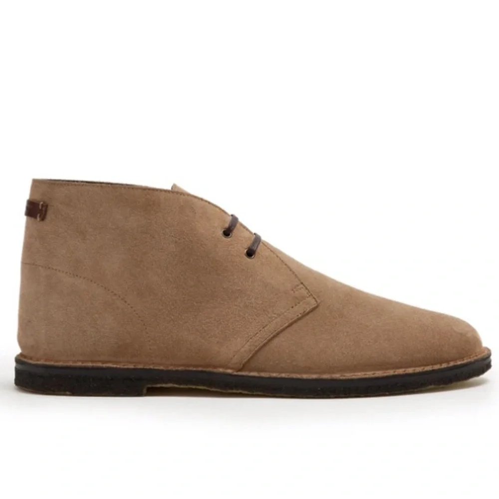 Saint Laurent Oran Chukka in Tan Suede Boots - Picture 4 of 14